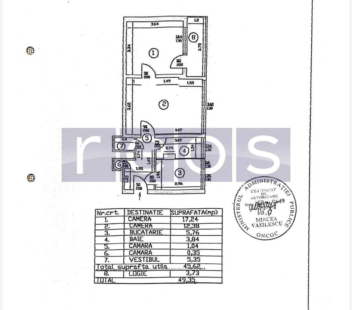 APARTAMENT 2 CAMERE 50MP UNIVERSITATE ULTRACENTRAL OCAZIE INVESTITIE RENOVAT - Poză 14