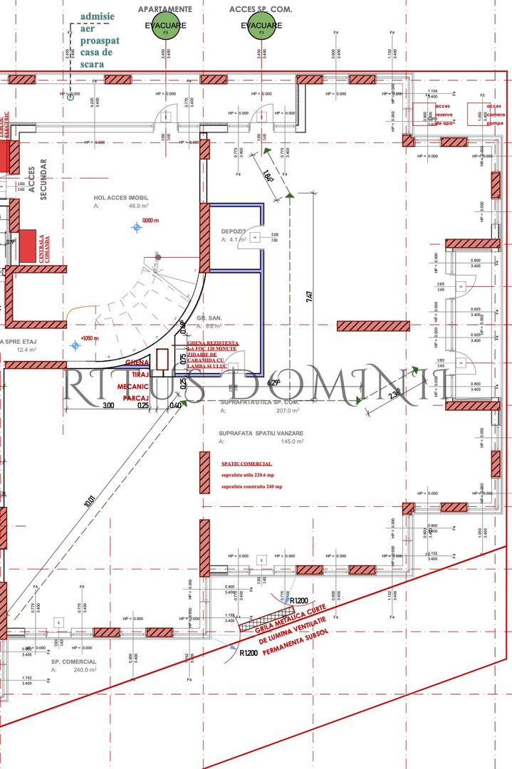 Spatiu Comercial Ultracentral, Piata Unirii, 220mp - Schiță 1