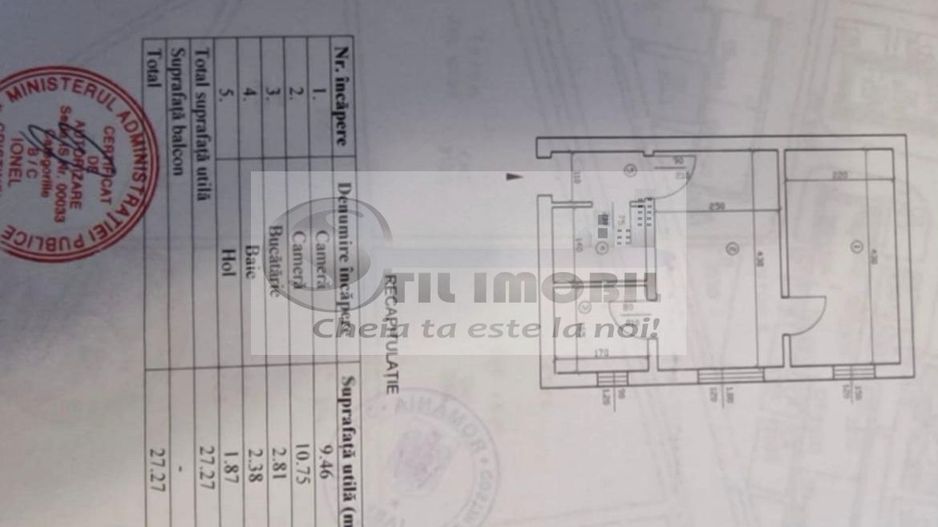 Apartament 2 camere nedecomandat, Tatarasi,complex-Ciurchi, 51000 euro - Poză 2