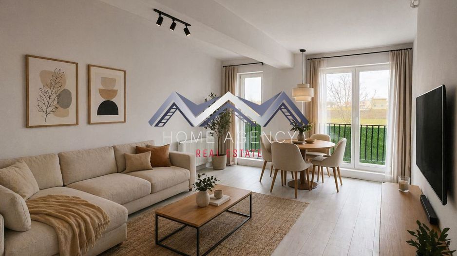 Apartament 2 camere Otopeni - bucătărie retrasă, parcare | preț final - Poză 1