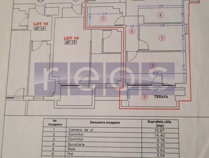 VANZARE APARTAMENT 3 CAMERE 69MP PALLADY TOWERS ZONA 1 DECEMBRIE 1918 - Poză 12