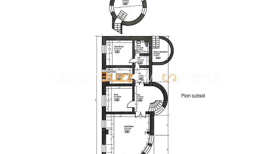 Vila superba - 9 camere - 950 mp teren - Baneasa-Liceul Francez - Schiță 22