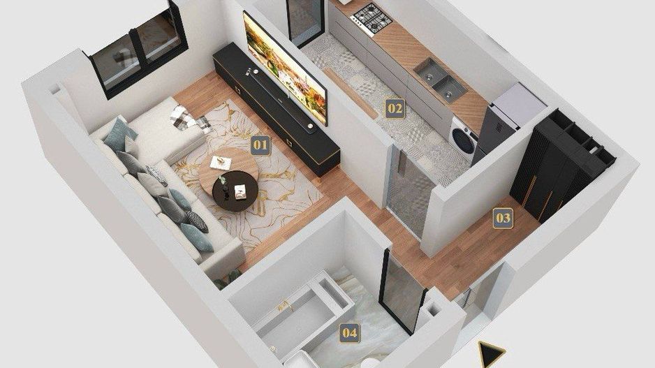 Garsoniera de vanzare - Poză 1