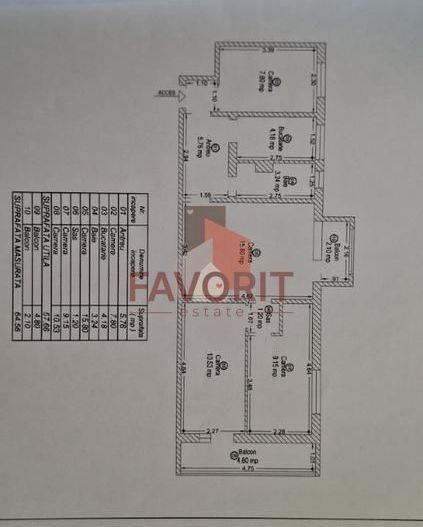 4 camere | etaj intermediar | centrala proprie | zona excelenta | - Poză 7