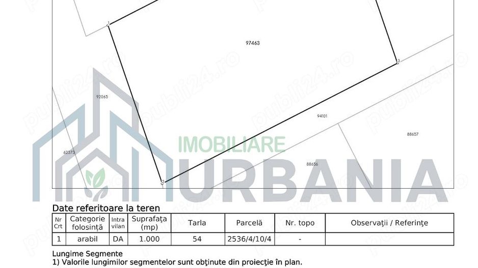 Teren intravilan 1000 mp, sat Miroslava, str. Marin Preda - Poză 4
