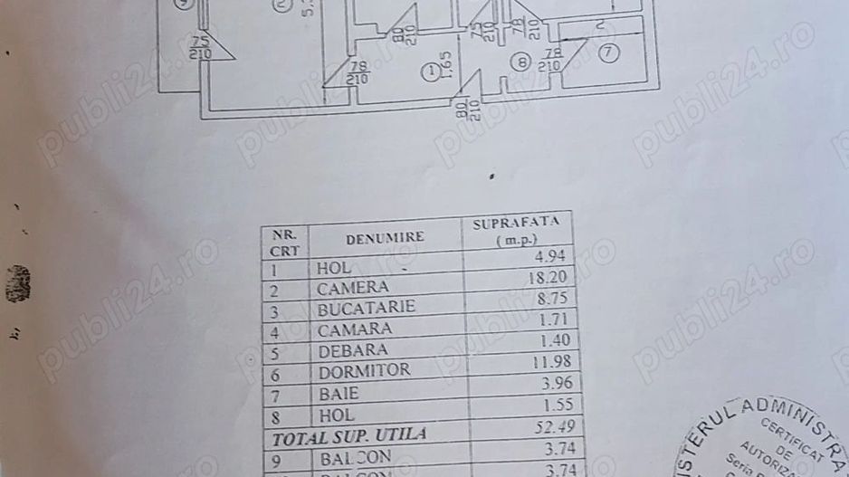 De vanzare apartament 2 camere Decomandat/Centrala proprie - Poză 8