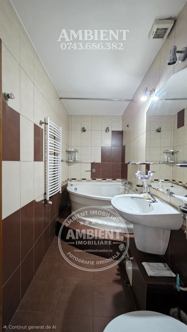 Apartament cu 3 camere, mobilat și utilat, VASLUI - zona CENTRU; - Poză 8
