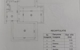 Apartament 2 camere Cris Estate- Bucium -120.000 euro - Poză 12