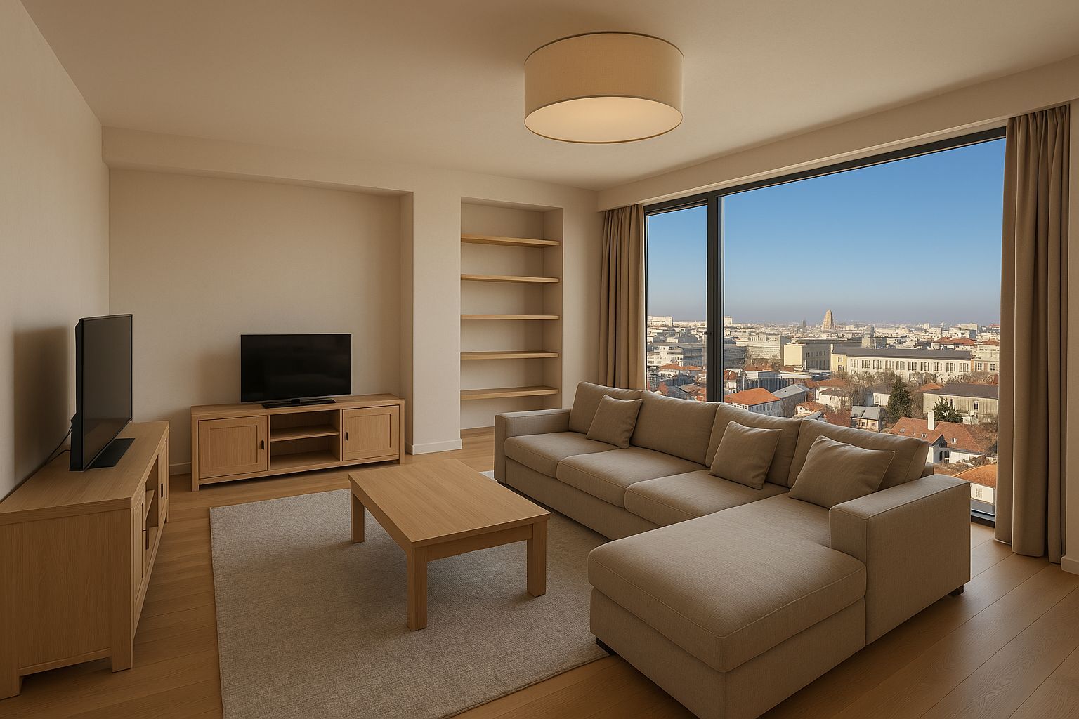 PENTHOUSE PANORAMIC – Etaj 9 | 4 Dormitoare | 5 Băi | Living 103 mp - Poză 1