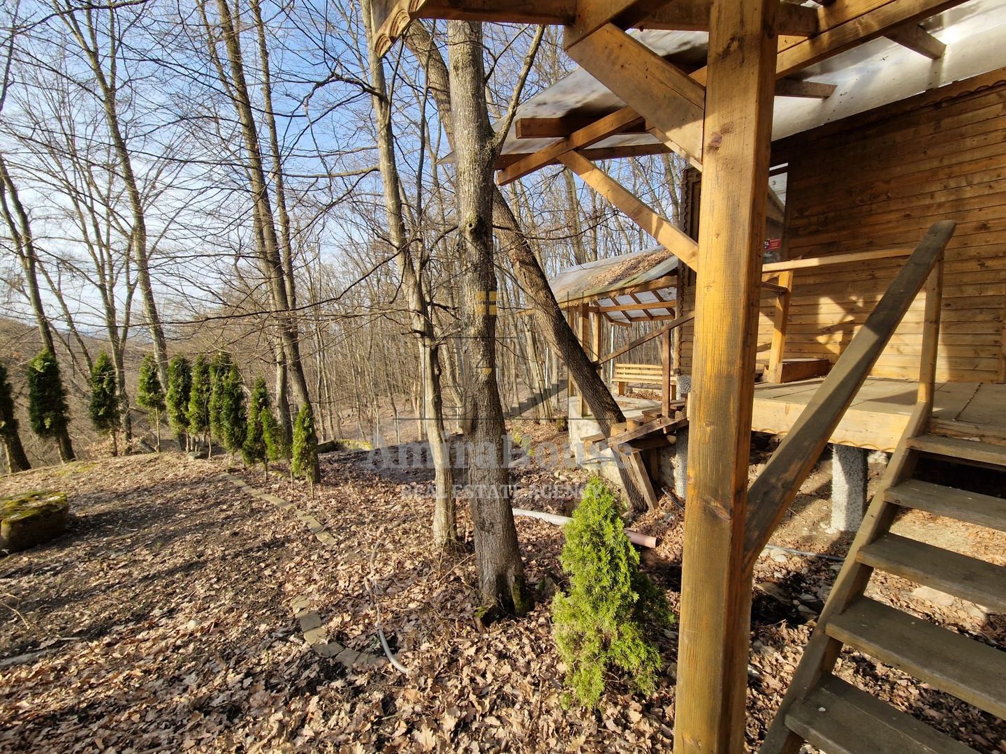 Casa din lemn D+P+M de 400 mp utili si teren 3.000 mp zona Faget - Poză 40