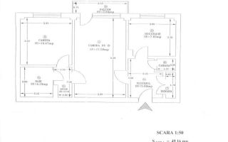 Apartament 2 camere | De închiriat | Polonă | Aer condiționat - Schiță 8
