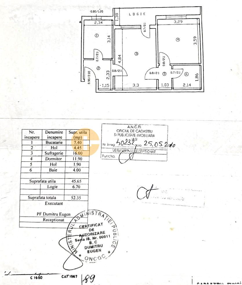 2 Camere SemiDecomandat - Etaj 2 - Podu Ros - Poză 1