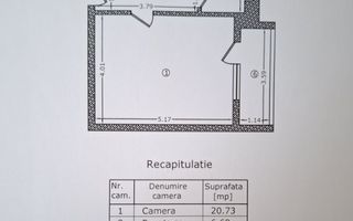 Garsoniera de vanzare Piata Alba Iulia Decebal - Poză 1