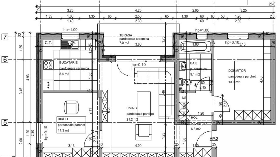 Apartament 3 Camere Sanpetru/ Intabulat - Poză 5