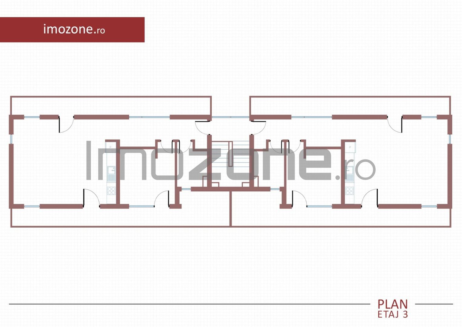 4 camere cu terasa de 22 mp, 3 bai, etaj 1/3, FINISAT MODERN,  COMISION 0% - Poză 7