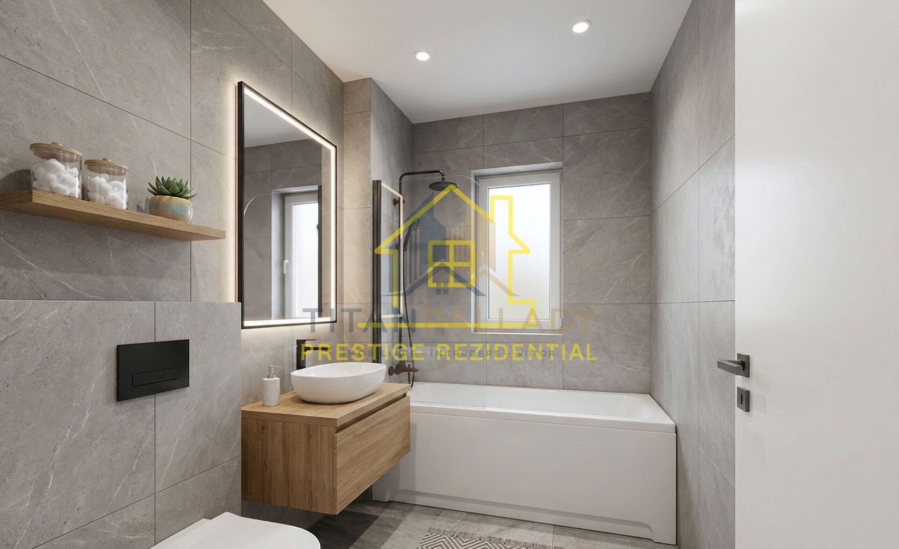 Ap. 2 Camere / 53mp / Titan-Pallady / Decomandat / Bloc Nou - Poză 4