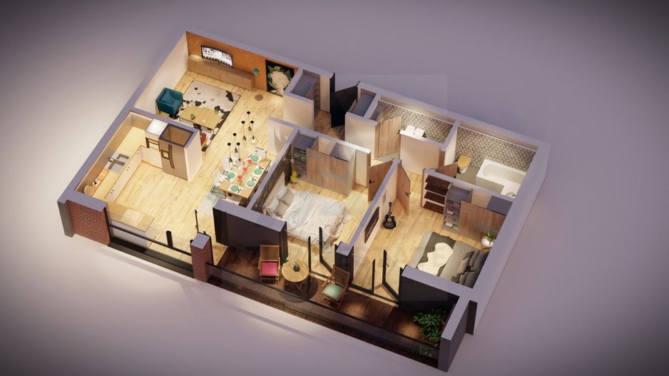 Apartament premium 75 mp utili cu parcare subterana si boxa Central - Poză 8