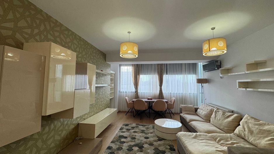 Apartament 3 camere LUX, 2 băi, 2 balcoane, centrală, parcare inclusă, boxă - Poză 2