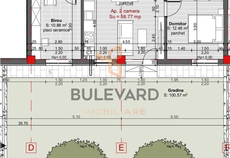 Apartament cu 3 camere, gradina de 100 mp + parcare exterioara! - Poză 1