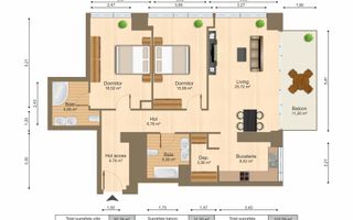 INCHIRIERE 3 CAMERE | ONE ELIADE | ULTRAFINISAT | VEDERE LAC | PARCARE - Poză 17