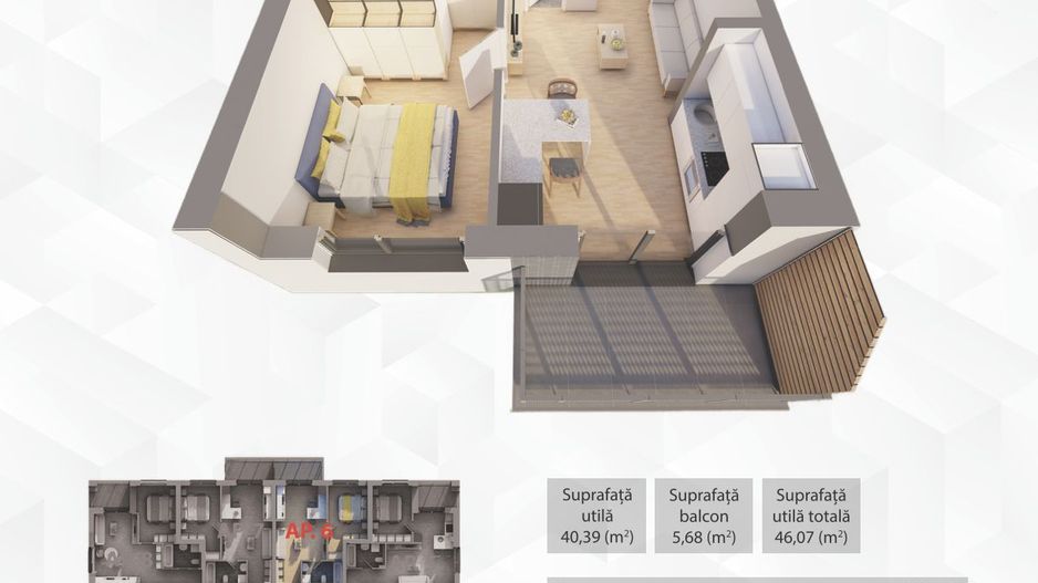 Apartament in R39 by ARED–direct de la dezvoltator, fără agenție! Ap.6 - Poză 2