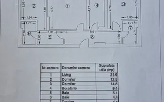 Apartament 3 camere Nusco, la 5 minute de mall Promenada! - Poză 16