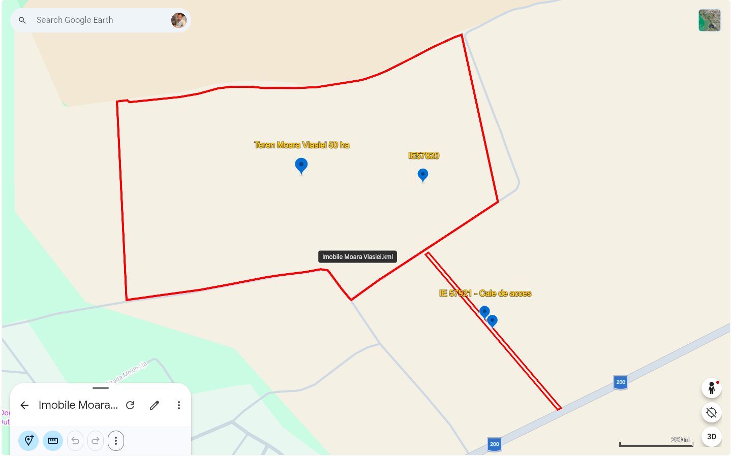 Teren intravilan 50,5 ha – Moara Vlăsiei - Poză 3