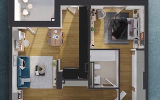 Apartament semidecomandat în ansamblu nou! - Poză 4