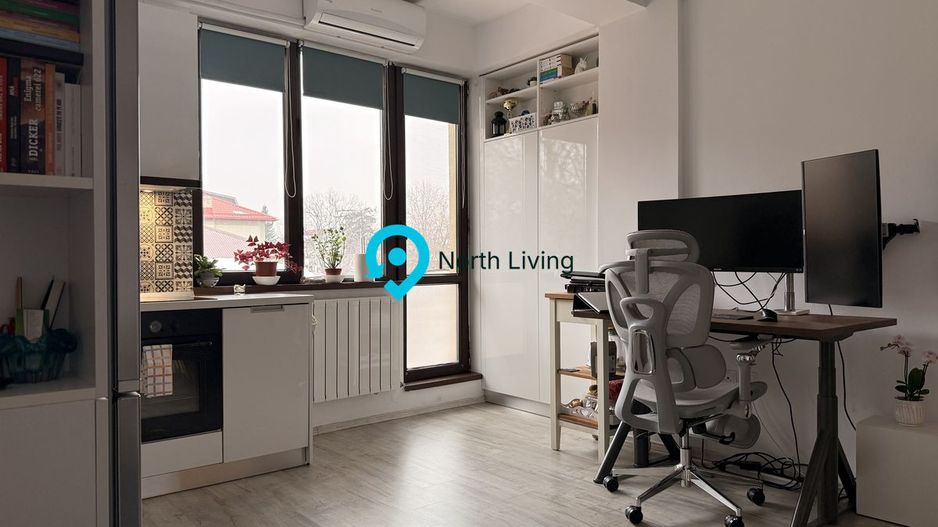 Studio 2 camere, 43 mp, mobilat complet, 4 min metrou Parcă Bazilescu - Poză 3