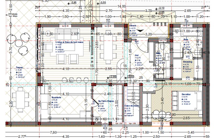 0% comision | Casă cuplată | arhitectură contemporană | Feleacu - Schiță 5