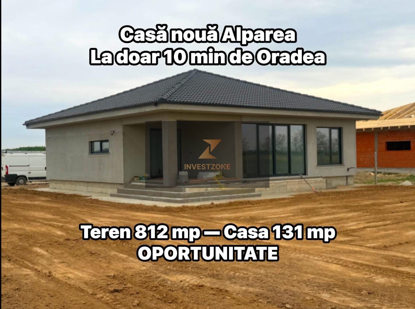 Casă semifinisată Alparea teren 812 mp - Poză 1