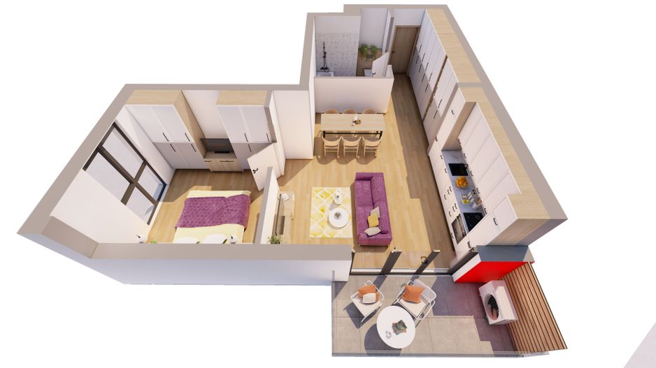 Apartament ARED Premium 2 Camere - Mobilat & Utilat - COMISION 0% - Poză 8