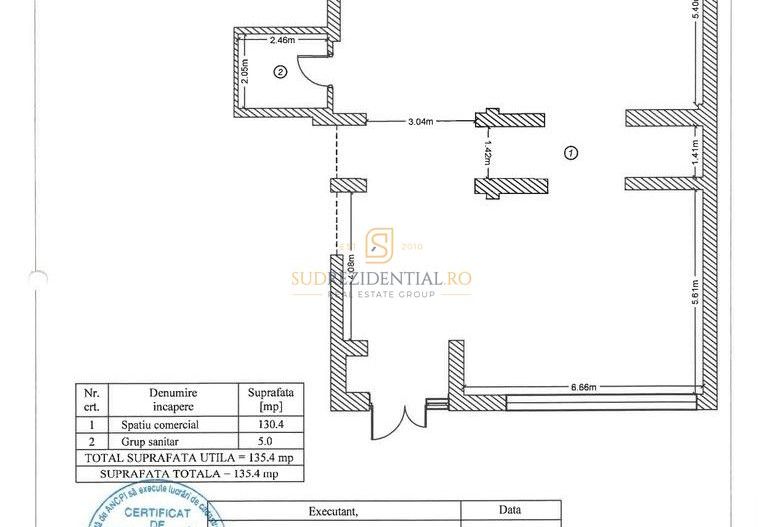 Spatiu Comercial 135 mp - Metalurgiei Park Sector 4 - Schiță 4