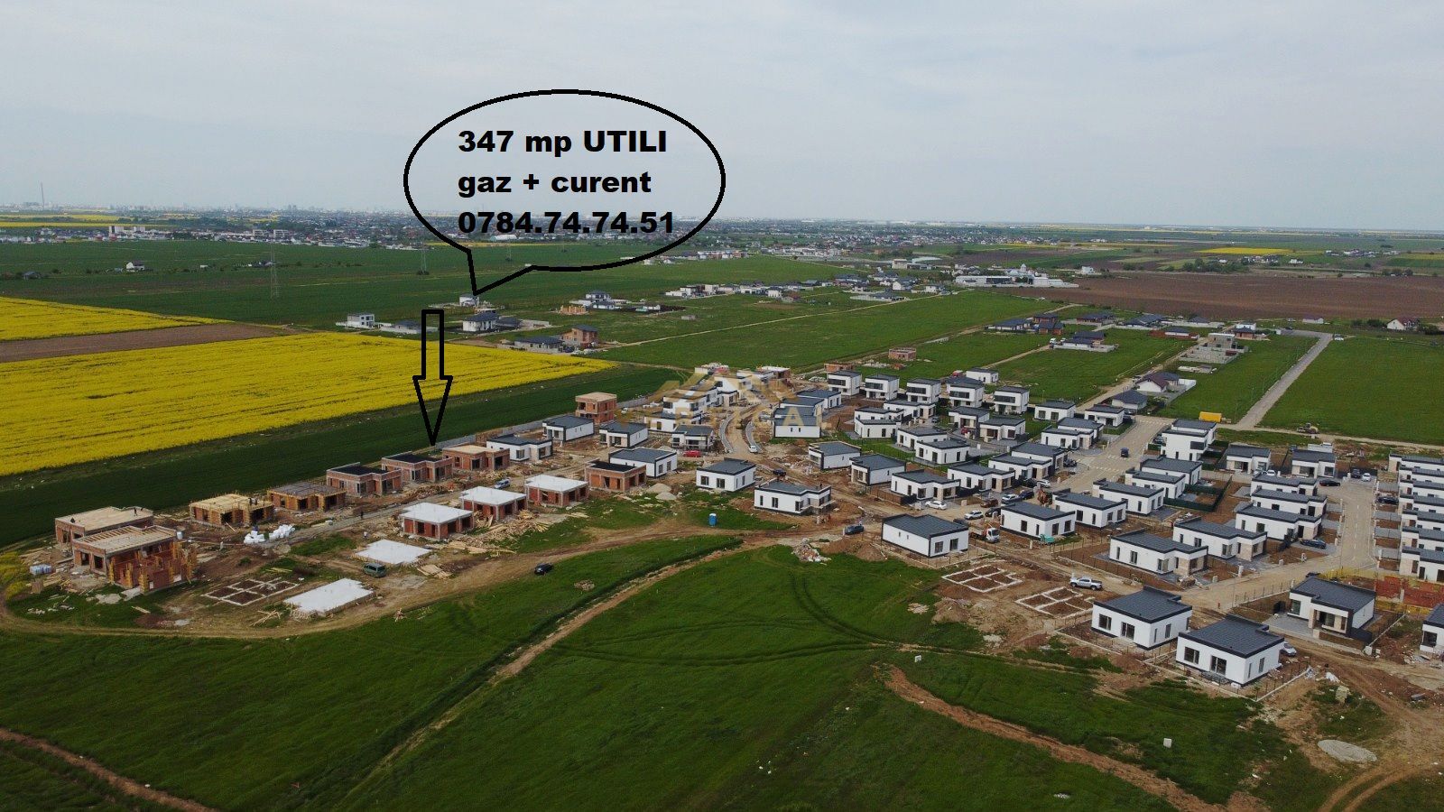 Teren Intravilan 347 mp - iesire comuna Berceni - Poză 1