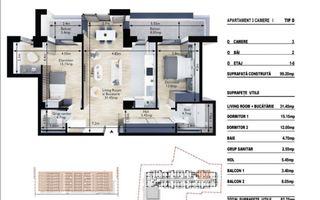 Apartament cu 3 camere - Ghica Apartments - Baicului - Poză 3