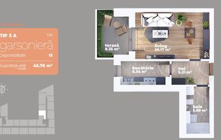 GARSONIERA DECOMANDATA -BLOC IN CURS DE FINALIZARE / AUCHAN TITAN!