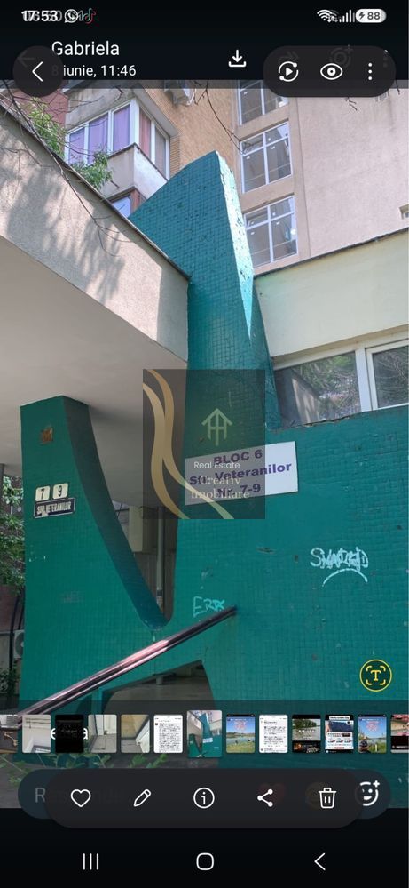 Garsonieră de vânzare piața veteranilor - Schiță 2