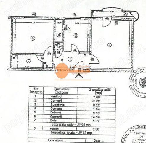 Apartament cu 2 camere in zona 13 Septembrie-Sebastian - Poză 6