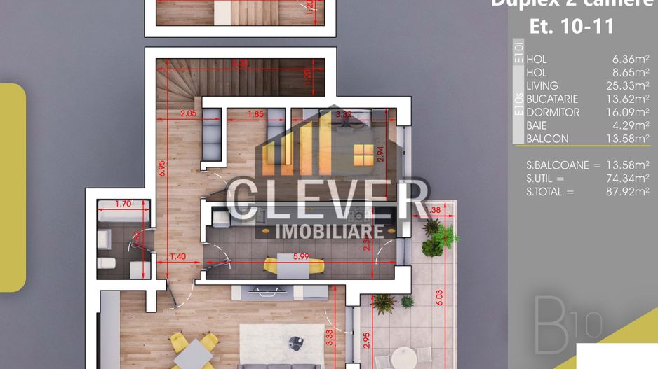 Apartament 2 Camere-Finalizat-12 min Metrou Nicolae Teclu - Poză 1