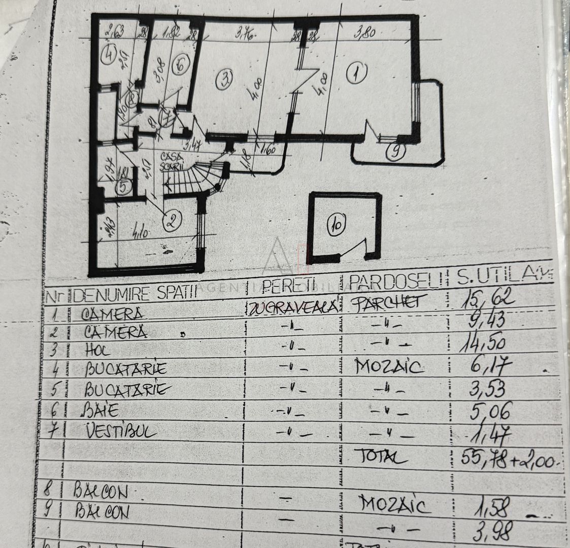 Apartament cu Potential | 3 Camere De Renovat | Grivita | Metrou - Poză 20