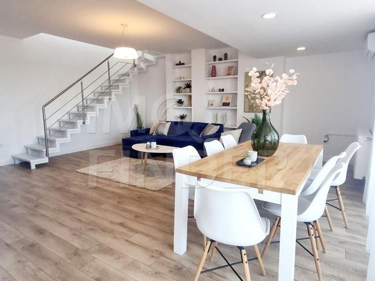 Penthouse pe 2 nivele, 5 camere, 160 mp,3 bai, 75 mp terase cu panorama superba! - Poză 1