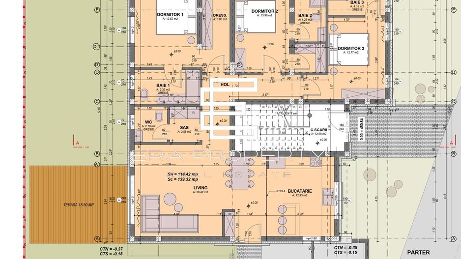 Apartament 4 camere /gradina 200 mp/finisaje premium/Cartierul Arhitectilor - Schiță 18