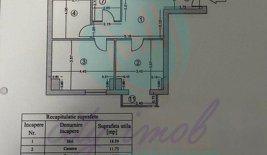 4 Camere 102 mp- Finisaje Lux-| Bloc 2002 Centrala Proprie- Octavian Goga - Poză 11