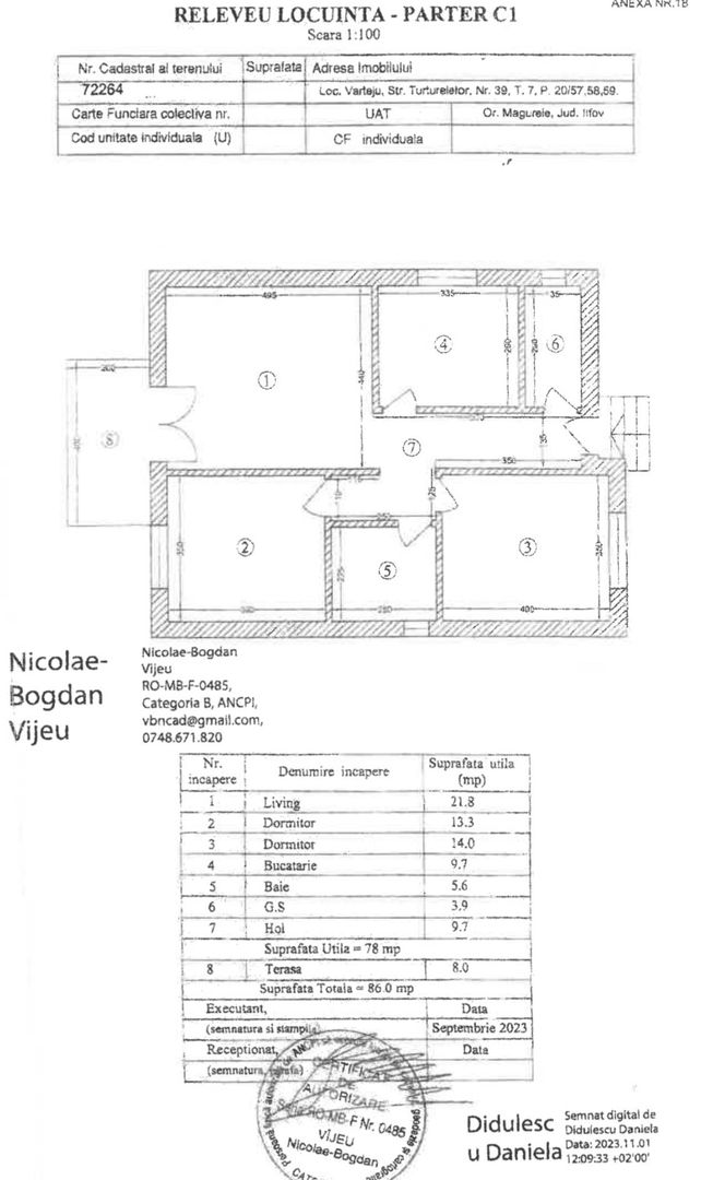 MAGURELE, CASA 86 MP, LOT 408 MP! - Poză 19