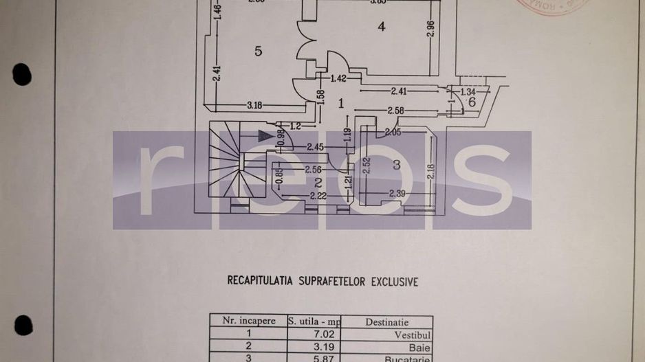 VANZARE APARTAMENT 2 CAMERE 40MP CALEA CALARASILOR HALA TRAIAN CENTRALA PROPRIE - Schiță 16
