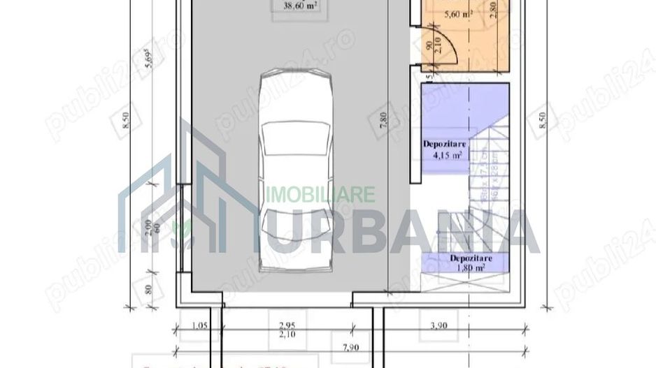 Teren intravilan central Iași, 451 mp, cu autorizație de construcție vila - Poză 2