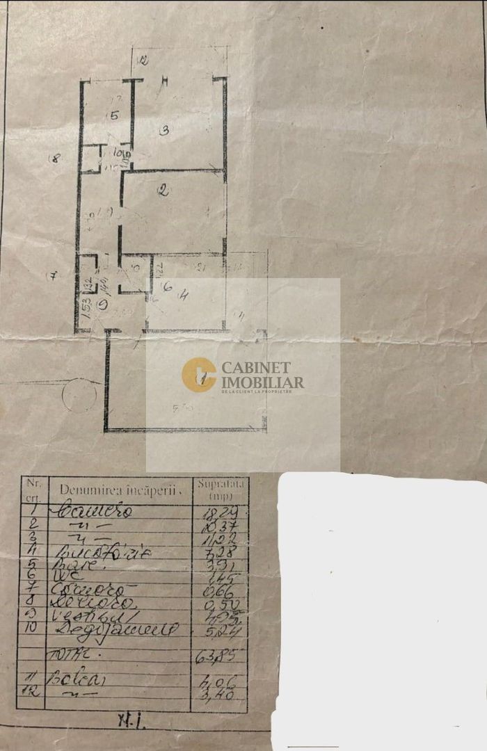 3 Camere - 73MP | Decomandat | 2 Bai | 2 Balcoane | Credit | Apusului - Schiță 7