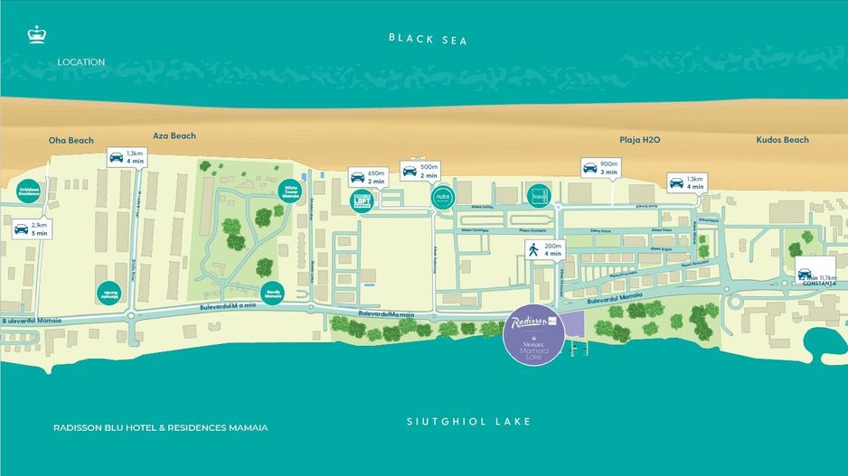 Radisson Blu Hotel &  Residences Mamaia |  Investiție Apartament 2 camere - Poză 2