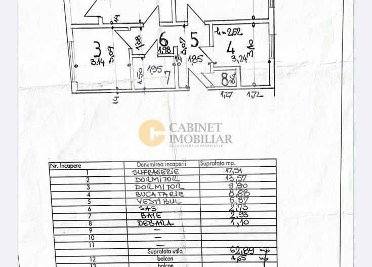 3 Camere - 68MP | Decomandat | Creditabil | M Valea Ialomitei - 5min - Poză 8