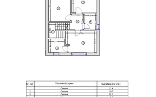 Vila 4 camere | 3 dormitoare | 3 bai | Gradina | Toate Utilitatile - Schiță 29
